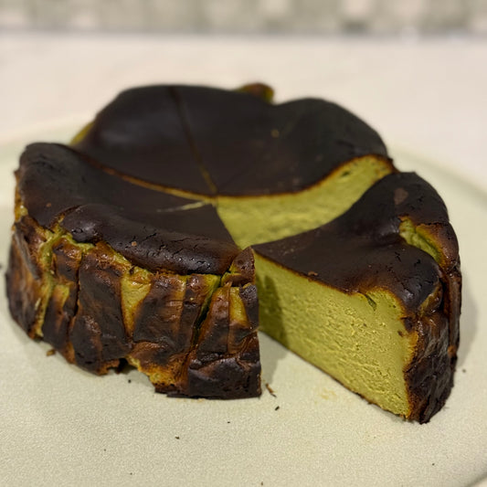 Matcha Basque Cheesecake